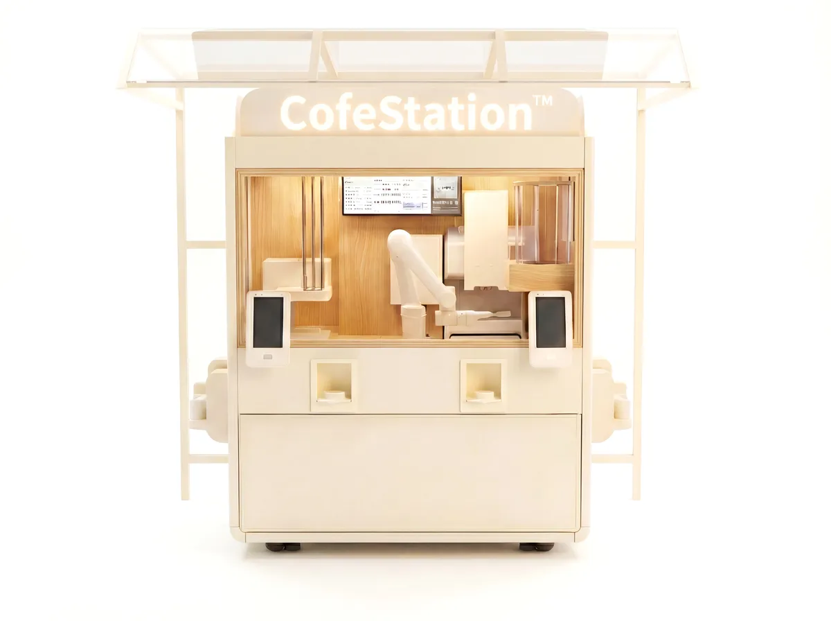 Kiosk form factor engineering side view