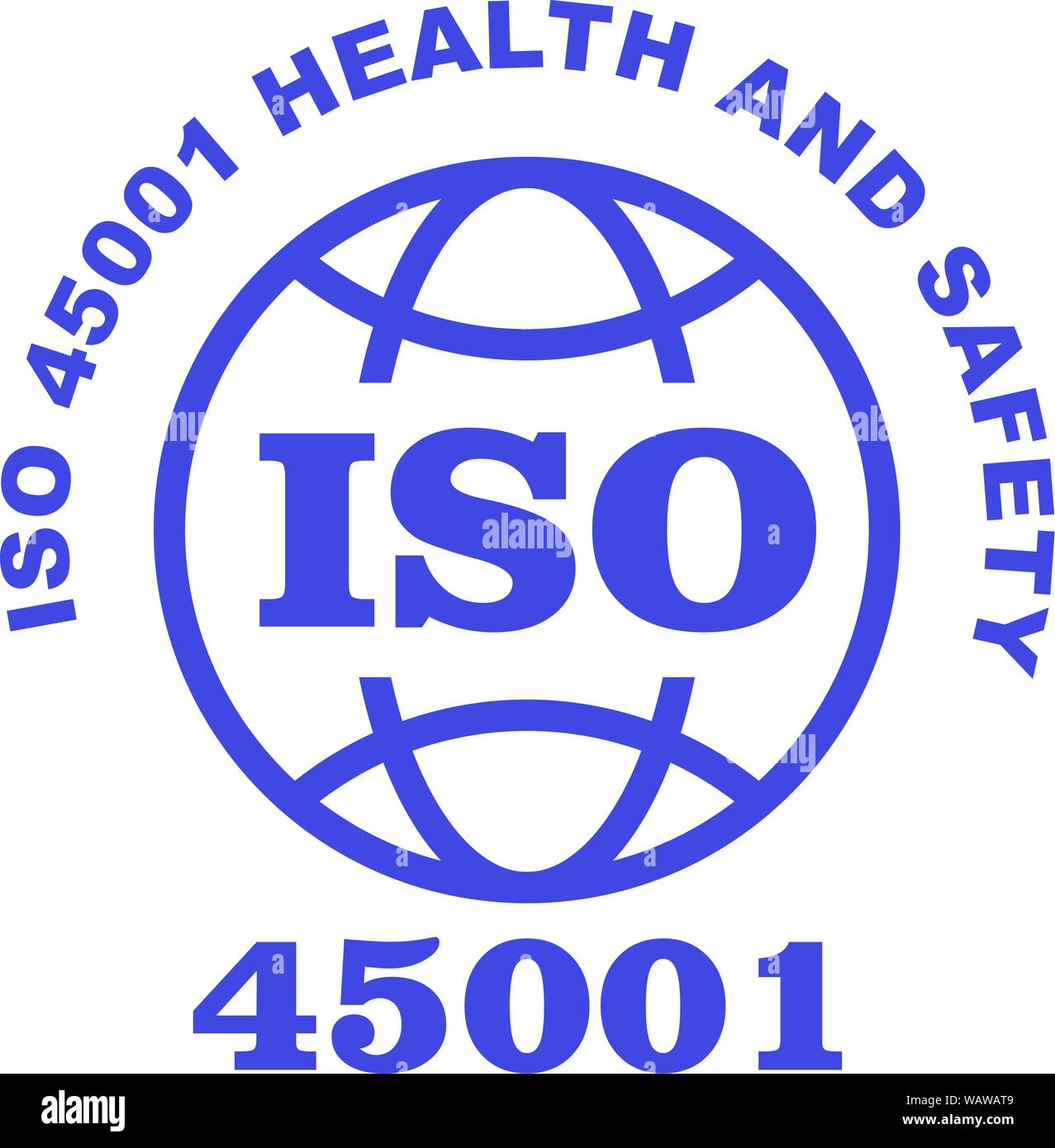ISO 45001 official certification mark